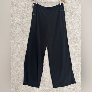 Vila Clothes Viarelyn Button Wide Pants - Size 42‎